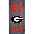 Fan Creations Georgia Bulldogs Wood Sign - Home Sweet Home 6"x12" 7846004806